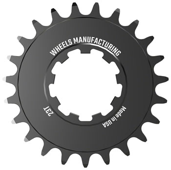 Wheels Manufacturing SOLO-SPEED Cog - 23t, Fits SOLO-SPLINE and SOLO-XD kits, Black EA Drivers and Single Cogs