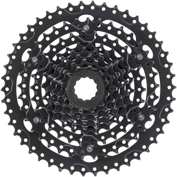 microSHIFT Acolyte Cassette - 8 Speed, 12-46t, Black, ED Coated Black EA Cassettes