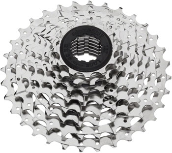 microSHIFT H08 Cassette - 8 Speed, 11-32t, Silver, Nickel Plated Silver EA Cassettes