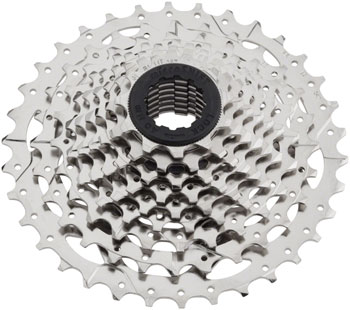 microSHIFT H09 Cassette - 9 Speed, 11-32t, Silver, Nickel Plated Silver EA Cassettes