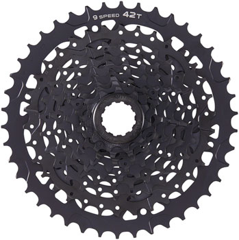microSHIFT ADVENT Cassette - 9 Speed, 11-42t, Black, ED Coated Black EA Cassettes