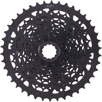 microSHIFT ADVENT Cassette - 9 Speed, 11-42t, Black, ED Coated, Alloy Large Cog Black EA Cassettes