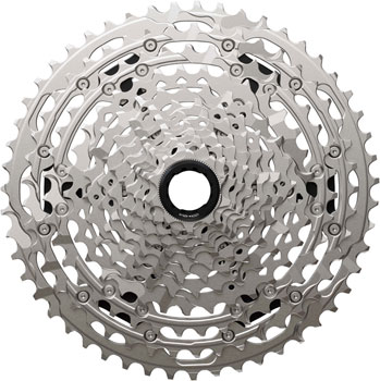 Shimano Deore CS-M6200-12 Cassette - 12-Speed, 10-51t, Hyperglide+, Micro Spline, Silver EA Cassettes
