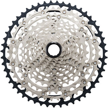 Shimano SLX CS-M7100 Cassette - 12-Speed, 10-45t, Silver/Black, Micro Spline Silver/Black EA Cassettes
