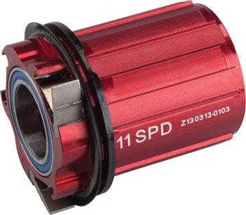 Zipp Freehub Kit - 2013 - 2015 188 Hub 11-speed SRAM/Shimano, Red EA Freehub Body