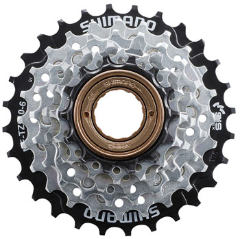 Shimano MF-TZ510-6-CP Multi-Speed Freewheel - 6-Speed, 14-28t EA Multi-Speed Freewheels