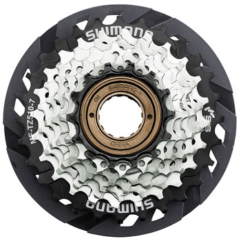 Shimano MF-TZ510-7-CP Multi-Speed Freewheel - 7-Speed, 14-28t EA Multi-Speed Freewheels