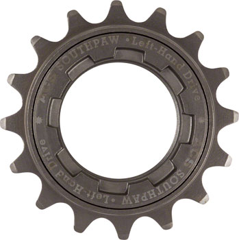 ACS Southpaw Freewheel - 16t, Gun Metal, For Left Hand Drive Gun Metal EA Single-Speed Freewheels
