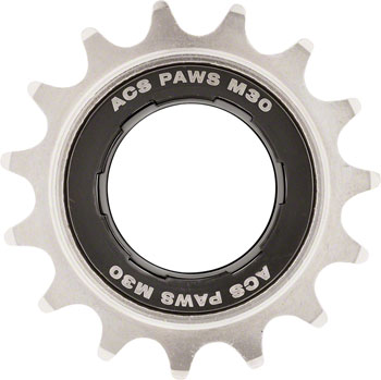 ACS PAWS M30 Freewheel - 15t, Nickel Silver EA Single-Speed Freewheels