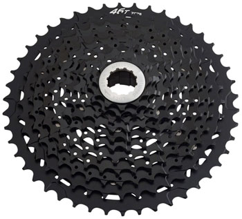 microSHIFT G11 Cassette - 11 Speed, 11-46T, Alloy Spider, Black, ED Coated Black EA Cassettes