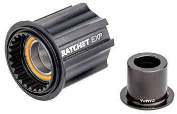 DT Swiss Ratchet EXP Freehub Body - Campagnolo 9 - 12s, Standard, Aluminum, Ceramic Bearing, Kit w/ End Cap, 12 x 142 mm KIT Freehub Body