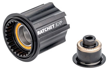 DT Swiss Ratchet EXP Freehub Body - Campagnolo 9 - 12s, Standard, Aluminum, Ceramic Bearing, QR x 130/135 mm, Kit w/ End Cap KIT Freehub Body