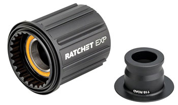 DT Swiss Ratchet EXP Freehub Body - Shimano HG 11 Road, Light S, Aluminum, Ceramic Bearing, Kit w/ End Cap, 12 x 142 mm KIT Freehub Body