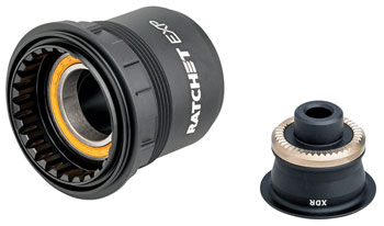 DT Swiss Ratchet EXP Freehub Body - SRAM XDR, Standard, Aluminum, Ceramic Bearing, QR x 130/135 mm, Kit w/ End Cap KIT Freehub Body