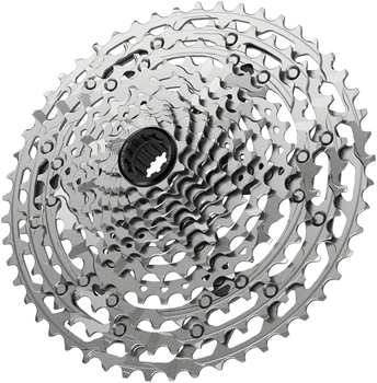 Shimano Deore CS-M6100-12 Cassette - 12-Speed, 10-51t, Silver, For Hyperglide+ Silver EA Cassettes