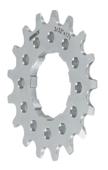 Surly Single Cassette Cog 3/32" Splined 17t EA Drivers and Single Cogs