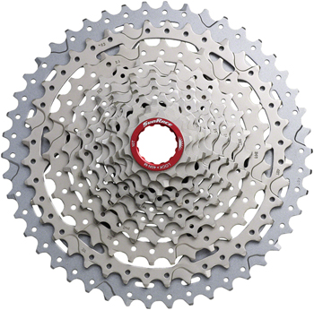 SunRace CSMX9X Cassette - 11-Speed, 10-46t, Metallic Silver, For XD Driver Body Metallic Silver EA Cassettes