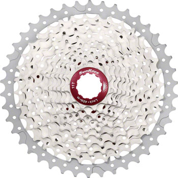 SunRace MX8 Cassette - 11 Speed, 11-42t, Silver EA Cassettes