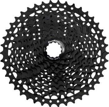 SunRace MS3 Cassette - 10 Speed, 11-42t, Black EA Cassettes