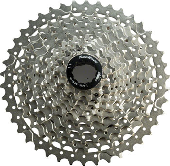 SunRace MS8 Cassette - 11 Speed, 11-42t, Silver EA Cassettes