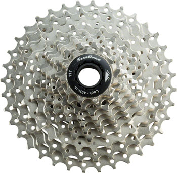 SunRace MS1 Cassette - 10 Speed, 11-36t, Silver EA Cassettes
