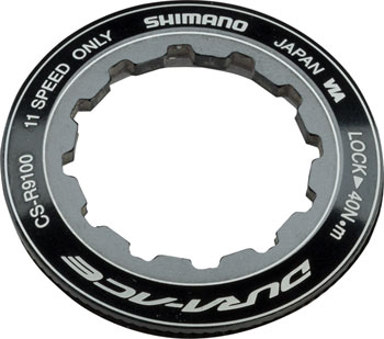Shimano Dura-Ace CS-R9100 11-Speed Cassette Lockring EA Cassette Lockrings