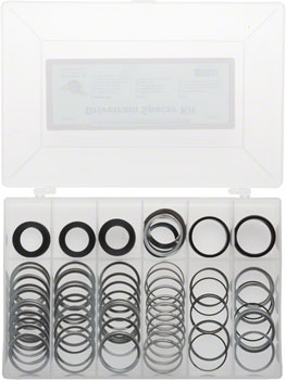 Wheels Manufacturing Drivetrain Spacer Kit, 139 Pieces EA Cassette and Freewheel Spacers