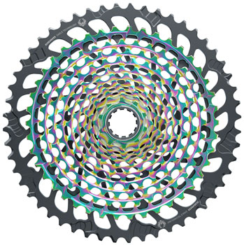 SRAM XX1 Eagle XG-1299 Cassette - 12-Speed, 10-52t, Rainbow, For XD Driver Body Rainbow EA Cassettes