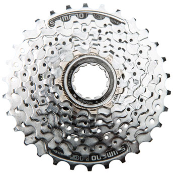 Shimano Alivio CS-HG51 Cassette - 8 Speed, 11-32t, Silver EA Cassettes