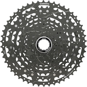 Shimano CUES CS-LG400-11 Cassette - 11 Speed, 11-50t, LINKGLIDE, Black EA Cassettes