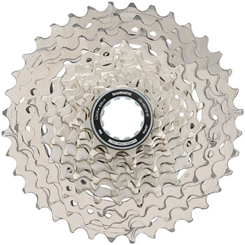 Shimano 105 CS-HG710-12 Cassette - 12-Speed, 11-36t, HG L2, Silver EA Cassettes