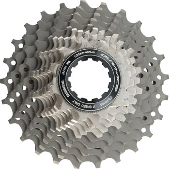 Shimano Dura Ace CS-R9100 Cassette - 11 Speed, 11-25t, Silver/Gray EA Cassettes
