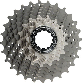 Shimano Dura Ace CS-R9100 Cassette - 11 Speed, 11-28t, Silver/Gray EA Cassettes