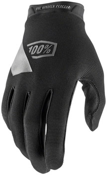 100% Ridecamp Gloves - Black, Full Finger, Large Black PAA Gloves