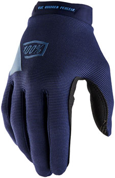 100% Ridecamp Gloves - Navy/Slate Blue, Full Finger, X-Large Navy/Slate Blue PAA Gloves