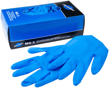 Park Tool MG-3X Nitrile Mechanics Gloves - X-Large BOX Shop Supply