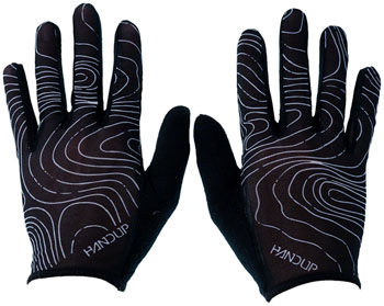 Handup Vented Gloves - Topo Map Black XXL Topo Map PAA Gloves