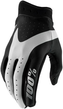 100% Itrack Gloves - Black, Small Black PAA Gloves