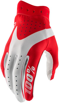 100% Itrack Gloves - Red, Medium Red PAA Gloves