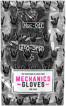 Muc-Off Mechanics Gloves - Black, Full Finger, Large PAA Shop Supply