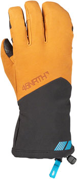 45NRTH 2022 Sturmfist 4 LTR Leather Gloves - Tan/Black, Lobster Style, Medium Tan / Black PAA Gloves