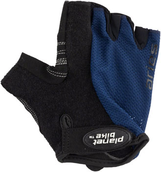 Planet Bike Aries Gloves - Black/Blue, Short Finger, Medium Black/Blue PAA Gloves