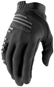 100% R-Core Gloves - Black, Full Finger, Men's, Large Black PAA Gloves