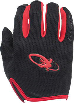 Lizard Skins Monitor AM Gloves - Jet Black/Crimson, Full Finger, Medium Jet Black/Crimson PAA Gloves