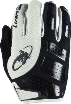 Lizard Skins Monitor SL Gel Gloves - Gray/Black, Full Finger, Small Gray/Black PAA Gloves