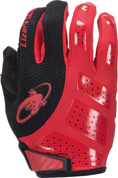 Lizard Skins Monitor SL Gel Gloves - Red/Black, Full Finger, Small Red/Black PAA Gloves