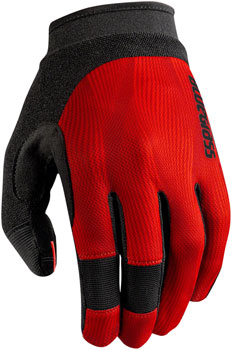 Bluegrass React Gloves - Red, Full Finger, Small Red EA Gloves