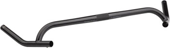 Surly Corner Bar Handlebar - 25.4mm Clamp, 46cm Width, Chromoly, Black EA Cruiser/Multi-Position Handlebar