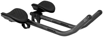 Profile Design Supersonic Ergo+ 50 SLC Aerobar - Ergo+ Armrest, Supersonic Bracket, 400mm Black EA Clip-On Aero Bar