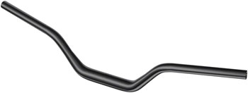 Zoom Riser Handlebar - 86mm Rise, 31.8mm Clamp, 700mm Width, Black EA Flat/Riser Handlebar